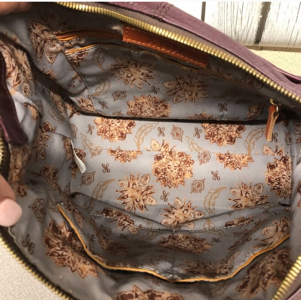 HOBO Charlie Merlot Leather Shoulder Bag - Picture 5 of 11